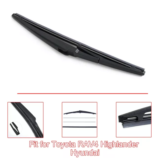 12" Rear Window Windshield Windscreen Wiper Blade Set For Toyota RAV4 Highlander