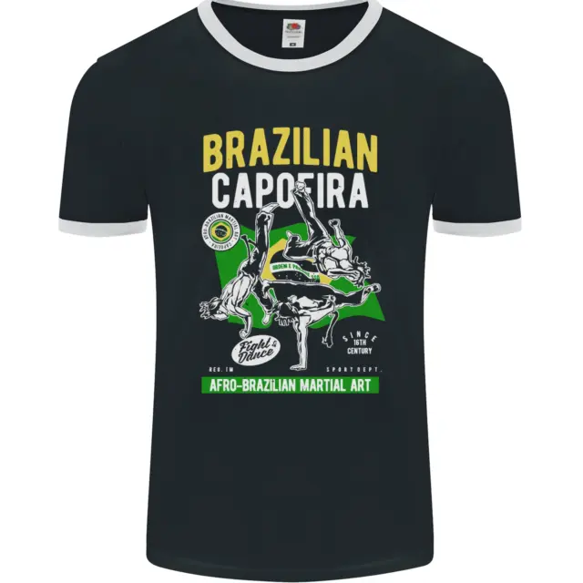 Brazilian Capoeira Mixed Martial Arts MMA Mens Ringer T-Shirt FotL
