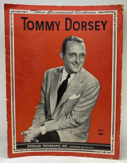 Vintage 1946 Tommy Dorsey RCA Victor Records Advertising Music Program