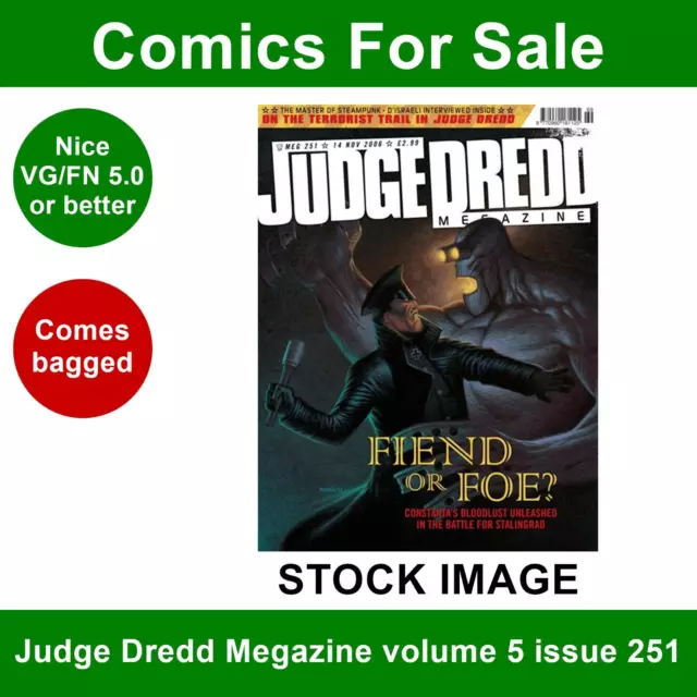 Judge Dredd Megazine volume 5 issue 251 comic - Nice (VG/FN) - 2006