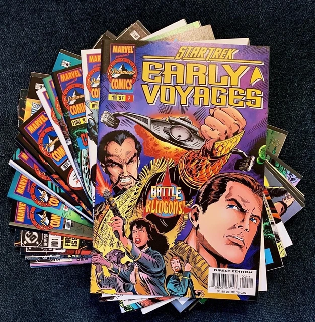 Lot (19) Marvel & DC Star Trek COMICS includes EARLY VOYAGES w/ Captain Pike