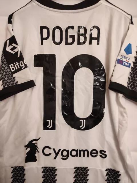 Maglia calcio Adidas Juventus con personalizzazione di Pogba taglia S