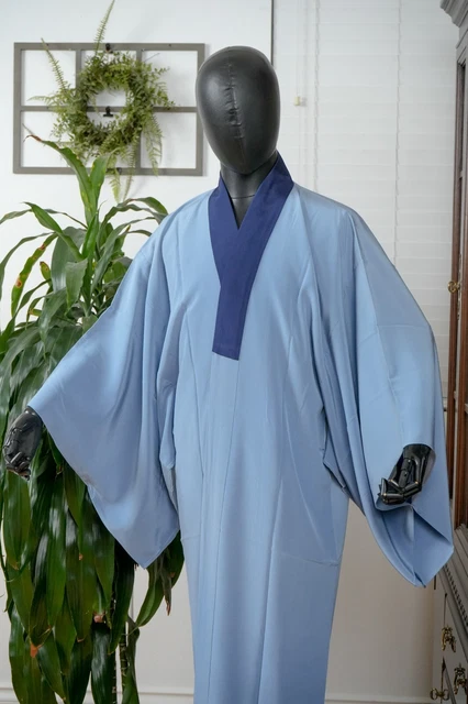 Dear Vanilla Japanese Juban Undergown Men's Kimono Authentic Vintage Japan Mint 2
