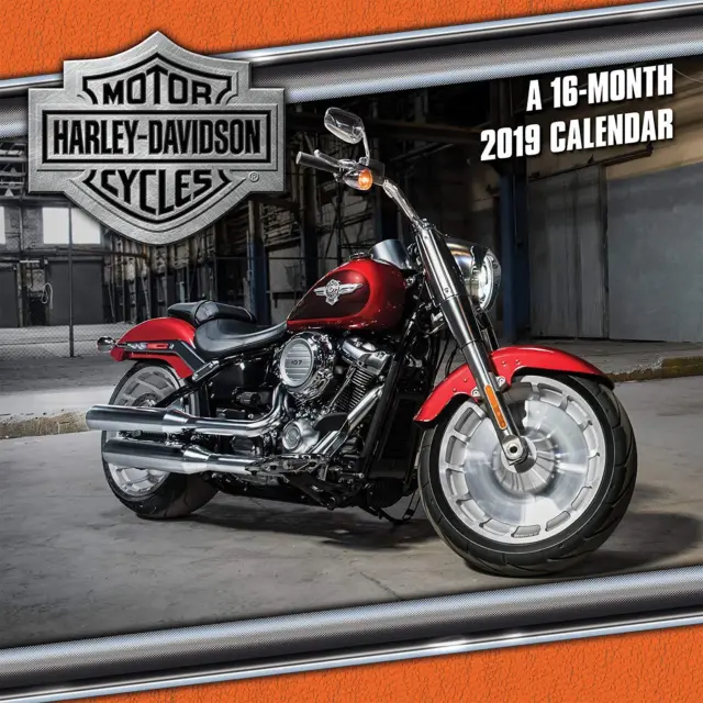 harley-davidson-motor-cycles-2019-wall-calendar-11-83-picclick