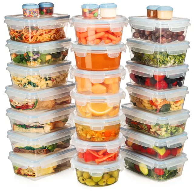 Shazo Food Storage Containers with Airtight Lids, Leak Proof, Set of 42