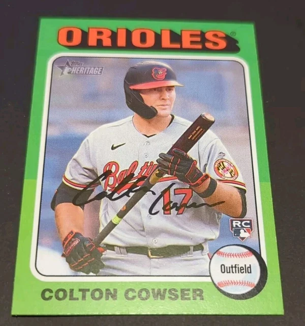 COLTON COWSER 2024 Topps Heritage Rookie RC 388 Baltimora Orioles EUR 0,91 PicClick IT