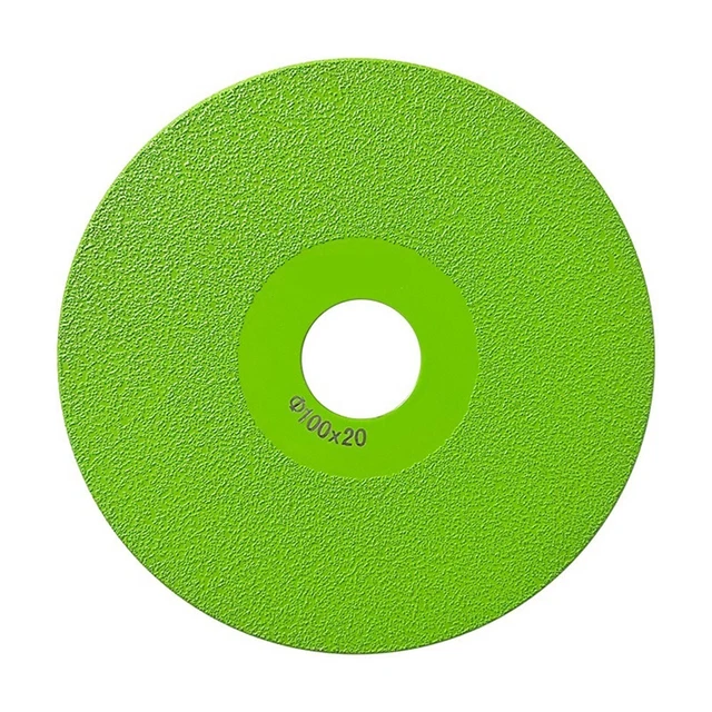 Ruota di rettifica diametro 10 cm/3,93 pollici verde diamante resistente pratica