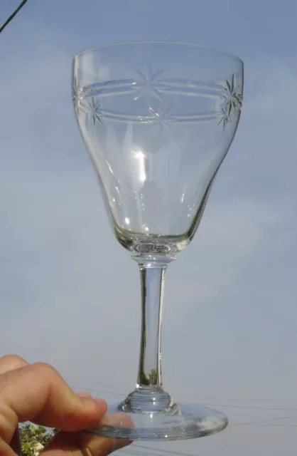 Saint Louis - Verre à eau en cristal, modèle Rolland. Début Xxe s.  Haut. 17,4