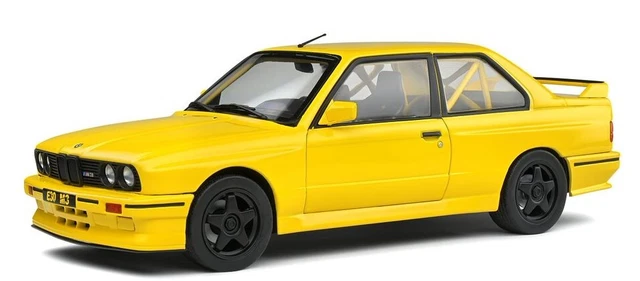 SOL1801513 - Voiture de 1990 couleur jaune - BMW E30 M3 Street Fighter - SOLI...