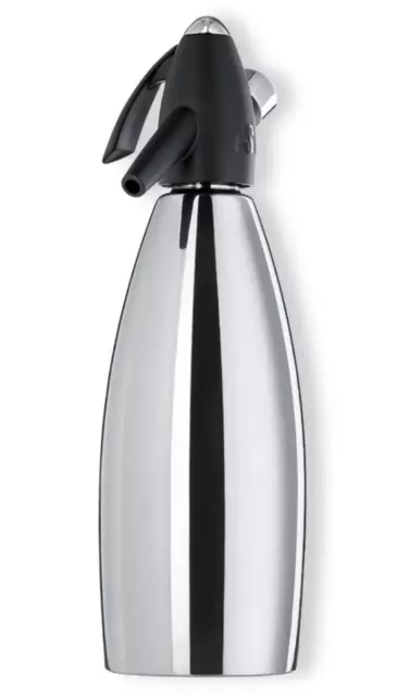 iSi North America Stainless Steel Soda Siphon, 1 Quart, Stainless