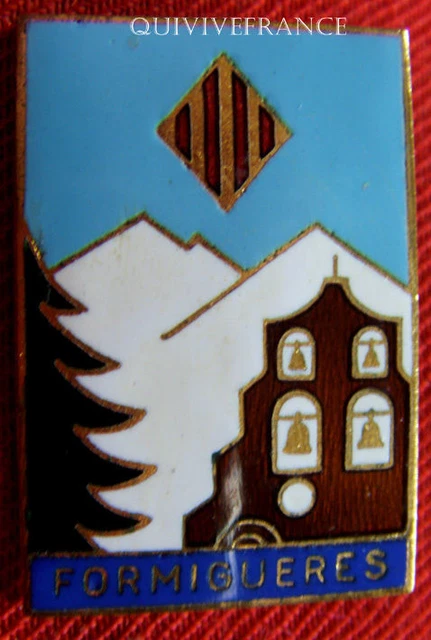 Vieux Blason Ski Cauterets - Insigne Pin's Club Français Années 60 (occasion)