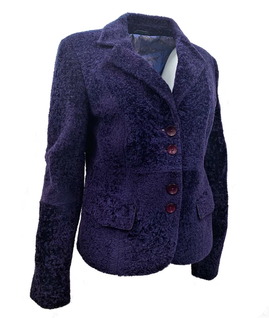 Veste Cuir Vintage Michael Hoban Années 80 - Style Moto Noir, Taille S, Très Bon état