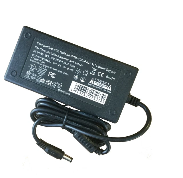 Top Chargeur Adaptateur 9V Pour Roland Cube Street – Chargeur Secteur Fiable Et Rapide Depuis La France