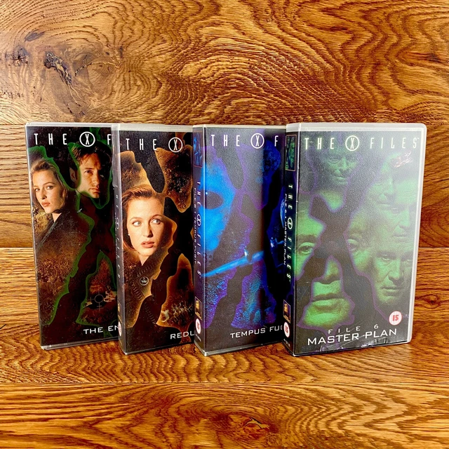 X FILES VHS Cassette Tapes Bundle X4 The End Redux Tempus Fugit Master