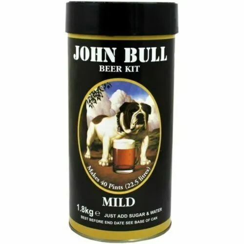 Kit de ingredientes para hacer cerveza suave John Bull 1,8 kg 40 pintas cerveza casera