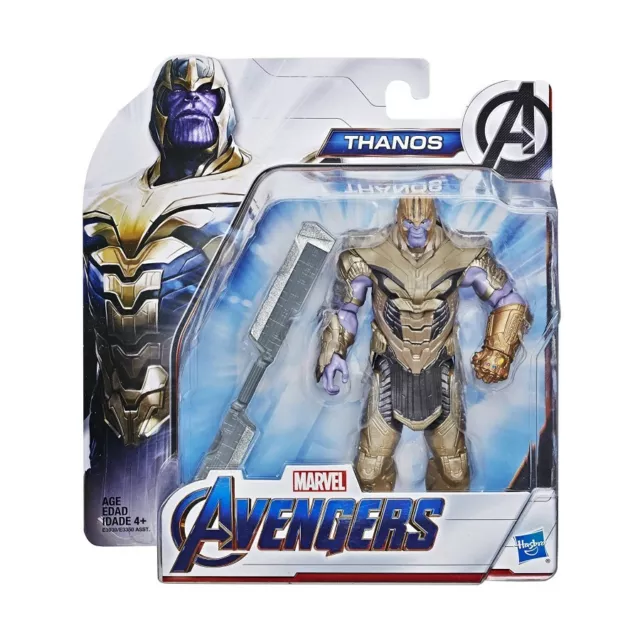 NEW Marvel Avengers Endgame Warrior Thanos Deluxe 6" Action Figure Toy