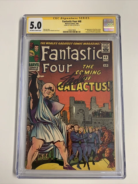 Price Drop! Fantastic Four #48 CGC Signature Series 5.0 (Marvel) Signed Stan Lee