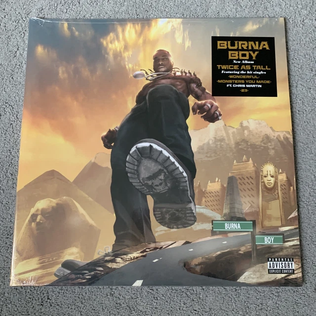 Burna Boy Twice As Tall  (Vinyl)  12" Album Record New Sealed
