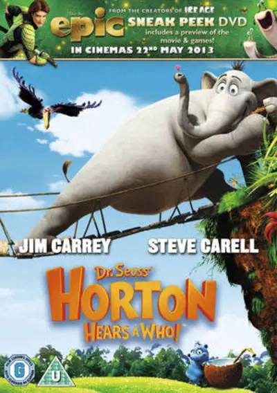 Horton Hears a Who! (DVD) Jim Carrey Steve Carell Seth Rogen Jonah Hill