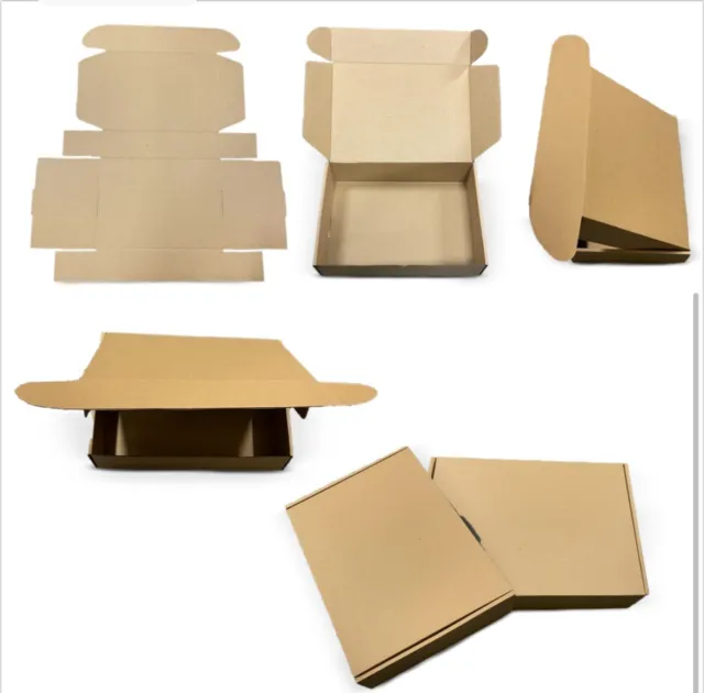 300 Pcs in Box Cardboard 295x210x70mm Postal Box Brown Haibak
