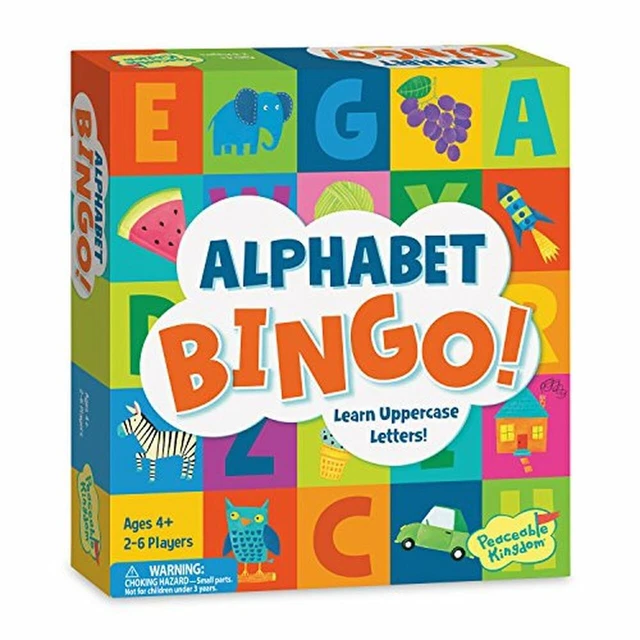 Alphabet Bingo Board Game - Peacable Kingdom
