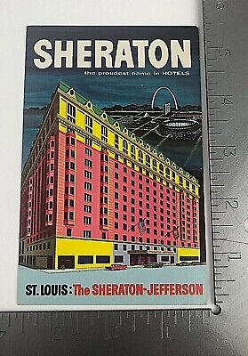 Vintage Postcard Unposted Sheraton Jefferson Hotel St. Louis Missouri MO