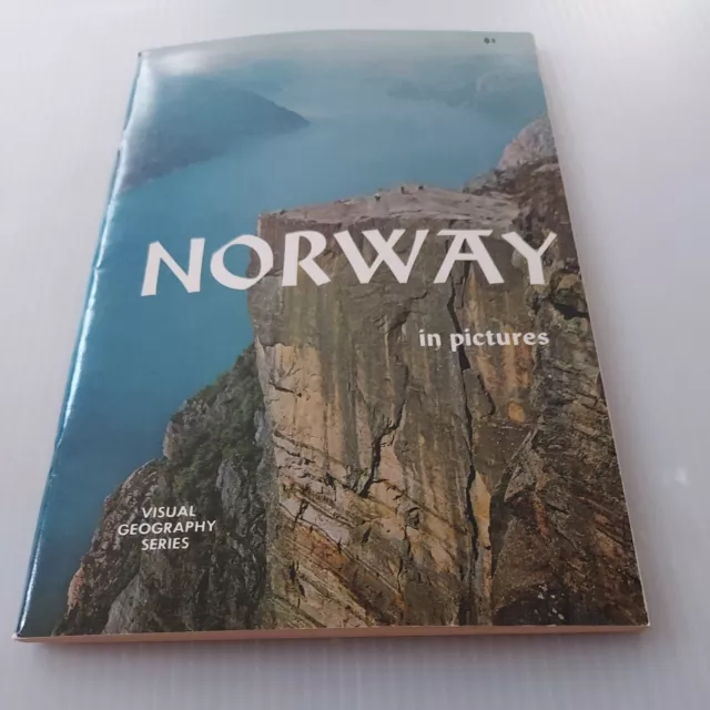 1967, Norway In Pictures, Visual Geography Series, Paperback Booklet