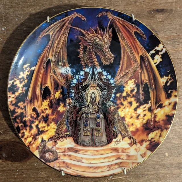 Wizard And Dragons Dragon Fire Royal Doulton Limited Edition Collectors Plate