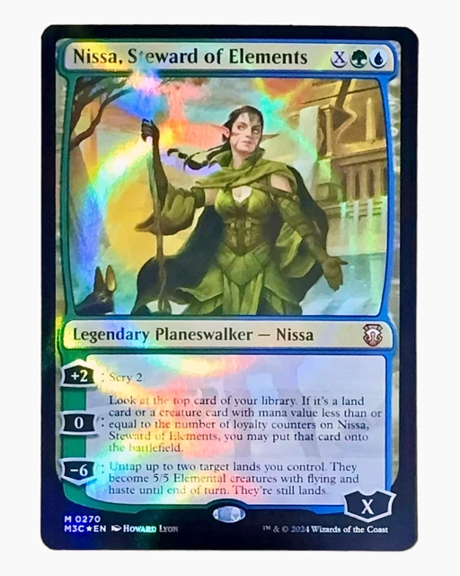 Non-foil Nissa 0270 MTG Card - Nissa, Steward Of Elements Mythic Rare From  Modern Horizons 3 - Near Mint Non-Foil Mythic Rare Foil Individual Magic  The Gathering Cards