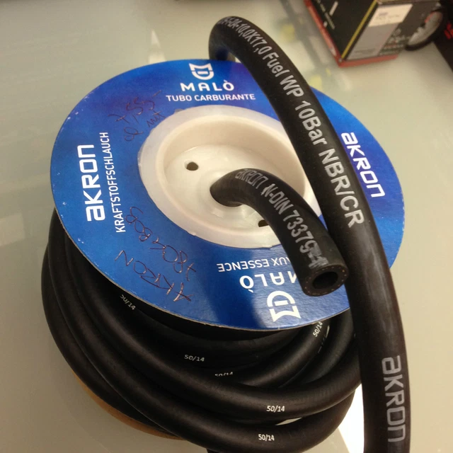 Tubo Carburante Con Guaina Di Tessuto 3m - 6x13mm | Heavy Tuned - Foto 11