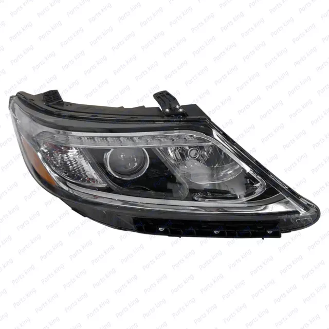 For 2014 2015 Kia Sorento EX SX Halogen w/ LED DRL Projector Headlight Passenger 2