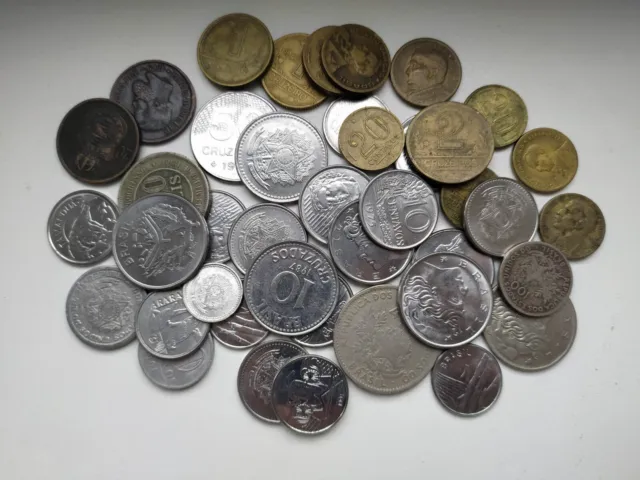 Brazil lot of 41 coins 1869-...