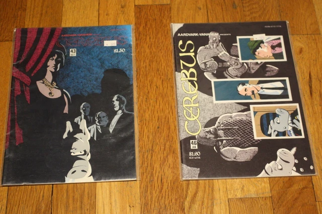 Cerebus 43 46 Dave Sim Comic Book Lot Aardvark-Vanaheim