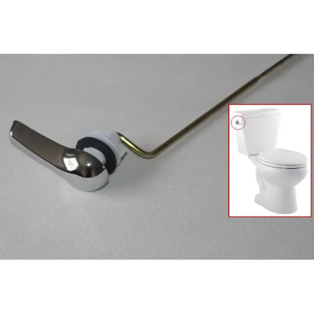 1 PC Side Mount Toilet Flush Lever Handle For Angle Fitting Toilet Tank FittH-wf