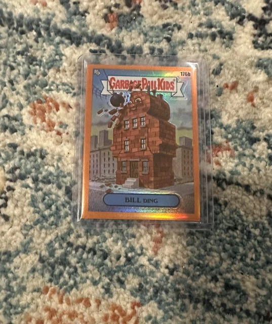 2022 Garbage Pail Kids Chrome Series 5 Orange #176b Bill Ding /75