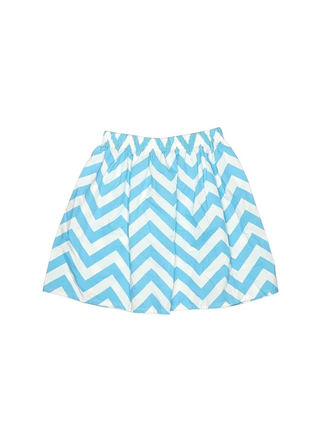 Pick Your Plum Girls Blue Skirt L Youth
