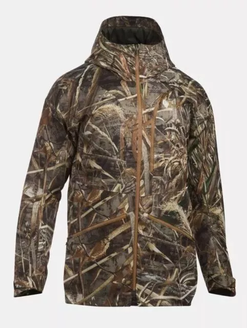 Mens Under Armour Storm 3 Skysweeper Realtree Max 5 Camo Insulated Parka 2XL