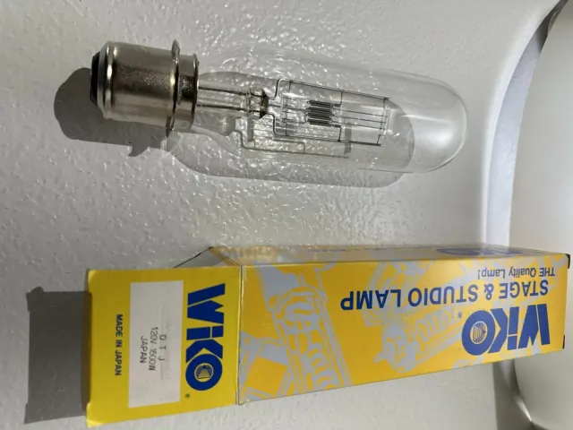 DTJ stage studio lamp projection light bulb 115-120v 1500w, NOS Wiko brand