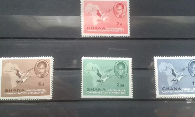 GHANA 1957 Independence Complete Set SG 166 to SG 169 MINT