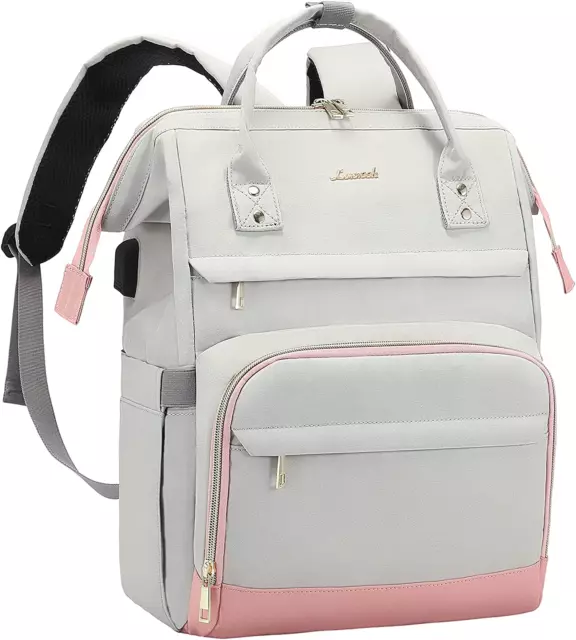 Laptop Backpack for Women Work Backpack Purse 15.6 Inch Travel Bookbag Nurse Tea