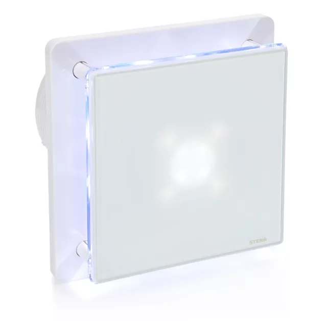 STERR - Ventilador de baño con iluminación LED y temporizador - BFS125LT