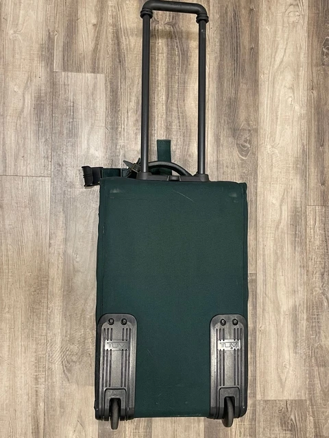 Used TUMI USA Classic Green Ballistic Nylon 22" Wheeled Upright CarryOn Suitcase 2
