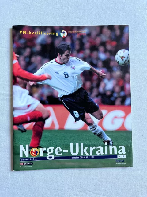 2000  Norway  v  Ukraine  World Cup qualifier