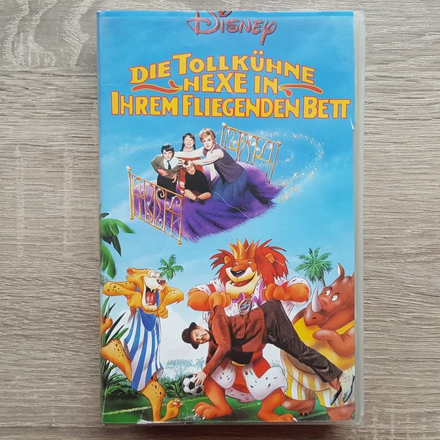 DIE TOLLKÜHNE HEXE in ihrem fliegenden Bett VHS Video Kassette in OVP
