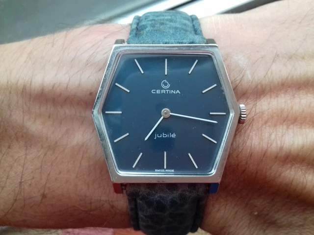 Montre Vintage Certina Jubilé 396.3727.21 - Mécanique Manuelle Années 60 - NOS Avec étiquettes