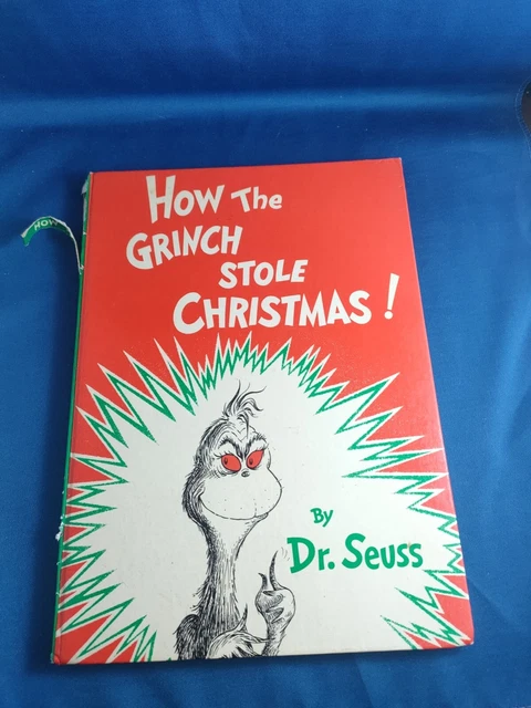 HOW THE GRINCH STOLE CHRISTMAS by DR. SEUSS HARD COVER 1973 $21.04 ...