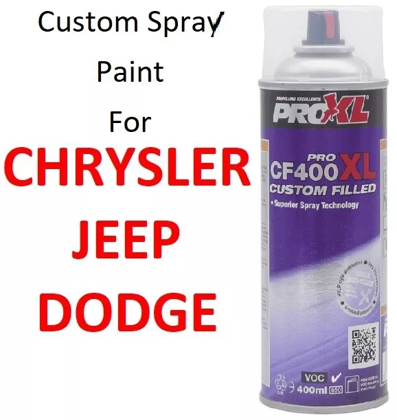 Custom Automotive Touch Up Spray Paint For CHRYSLER DODGE JEEP RAM