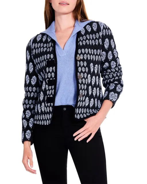 Nic+Zoe Petite Quilted Eclipse Knit Jacket Women's