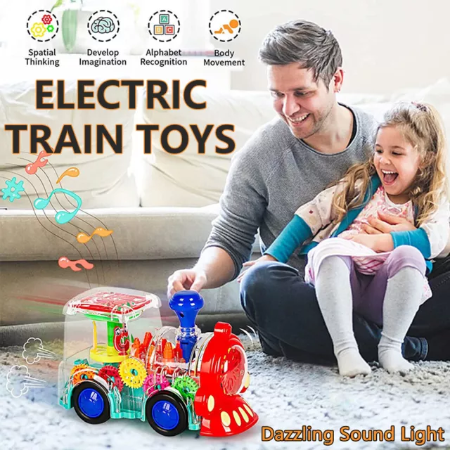 Toy for 1 2 3 Year Old Boy/Girl, Baby Toy 6 to 12 Months Electric Train Toys New