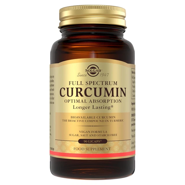 SOLGAR FULL SPECTRUM Curcumin Turmeric Joint Support 90 Softgels £99.99 ...